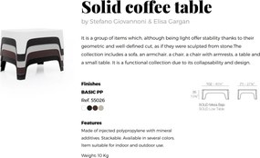 Set de 4 Masute de cafea moderne de exterior / interior design premium SOLID COFFEE TABLE Vondom