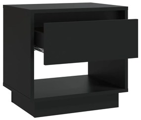 Noptiera, negru, 45x34x44 cm, PAL 1, Negru