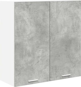 vidaXL Dulap suspendat Gri din beton 80 x 31 x 80 cm Lemn compozit