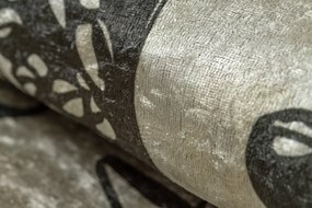 ANDRE 2835 covor lavabil Cafea bucatarie, anti-alunecare - verde / bej