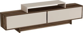Comoda TV, Hanah Home, Grasyas, 180x50.2x29.6 cm, Nuc deschis / Bej