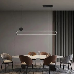 Lustră LED dimabilă pe cablu Immax NEO 07231L LITE OVALE LED/50W/230V Wi-Fi Tuya + telecomandă