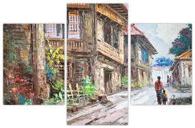 Tablou - Satul filipinez, Asia (90x60 cm)