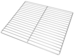 vidaXL Grătar Argintiu 40 x 35 cm Oţel inoxidabil