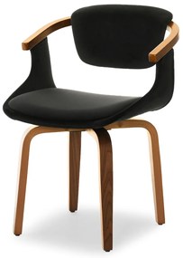 Scaun Max K (negru + nuc). Promo -11%. 1111150