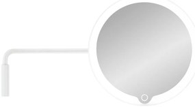 Oglindă de perete/cosmetică (5x) cu led/de mărire ø 20 cm Modo – Blomus