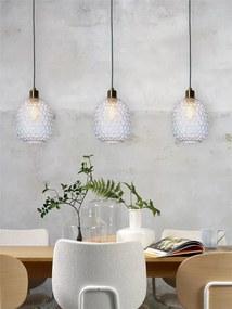 Pendul design decorativ Venice oval, clear