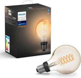 LED Bec dimmabil Philips Hue WHITE FILAMENT G93 E27/7W/230V 2100K