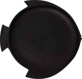 Tava servire, neagra, din aluminiu, D31cm, Fish