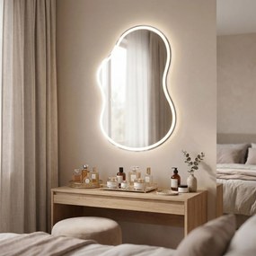 Oglindă LED UNO 80x55 cm