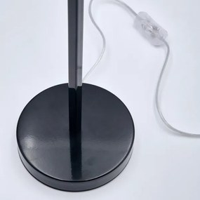 Lampă de masă ASTRID 1xE27/60W/230V negru lucios