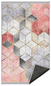 Covor roz-gri lavabil 120x180 cm – Mila Home