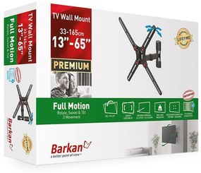 Suport TV perete Barkan FM 13-65" 40kg