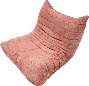 Fotoliu bean bag roz cu tapițerie din țesătură bouclé Mask – Mauro Ferretti