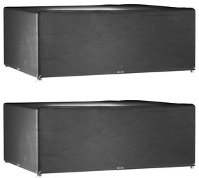 vidaXL Huse mobilă grădină, 2 buc, 16 ocheți 300x250x90cm, rectangular