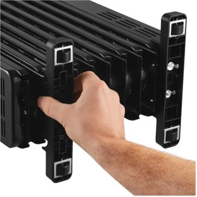 Sencor - radiator electric cu ulei, 9 secțiuni, 800/1200/2000W/230V, negru