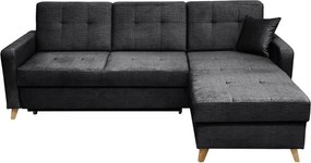 Coltar extensibil LARS, universal, stofa catifelata negru - Voss 19, c