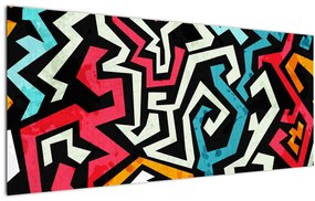 Tablouabstracție grafică (120x50 cm)