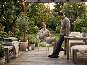 Scaun din plastic TREGO, alb