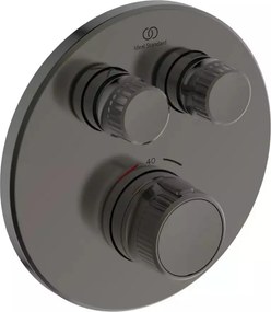 Baterie dus incastrata Ideal Standard Ceratherm Navigo fara corp ingropat gri Magnetic Grey