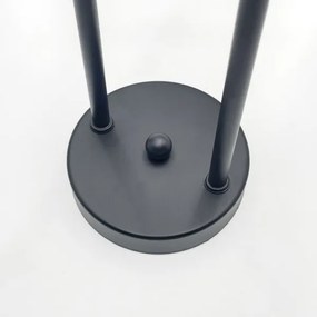 Brilagi - Lustru aplicat MALIVA 4xE14/15W/230V negru/transparent