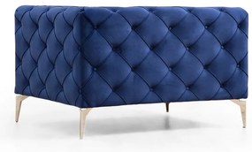 Fotoliu albastru închis Como – Artie