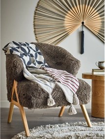 Pătură din amestec de bumbac 130x155 cm Forma – Bloomingville