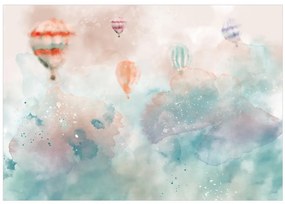 Tapet copii - Nori si baloane