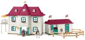 Schleich 42706 Casă de țară și grajd lângă lac