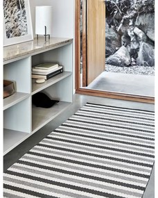 Covor tip traversă pentru interior și exterior gri/bej 85x200 cm Teo Warm Grey – Pappelina