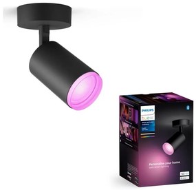 Philips Hue FUGATO LED RGBW spot 1xGU10/4,2W/230V negru dimabil