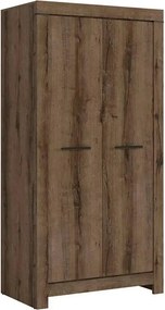 Dulap BALIN, stejar, PAL, cu 2 usi, 98x55x195 cm