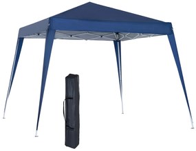 Outsunny Foisor Pliabil 2.4x2.4m, Foisor de Gradina Structura