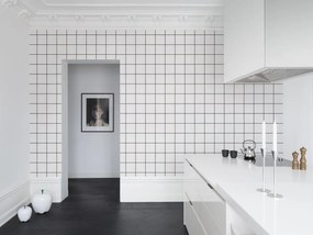 Fototapet, Climbing Clorofyl, White, repetitiv, Rebel Walls