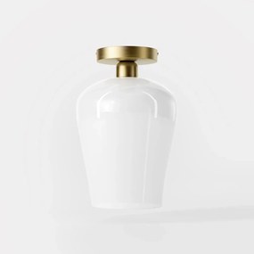 Plafoniera design italian din alama si sticla Talis