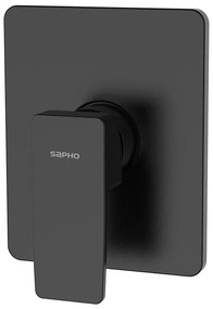 Sapho - Baterie de duș cu montaj încastrat TURSI, negru mat