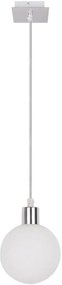 Candellux Oden lampă suspendată 1x40 W alb-crom 31-03232