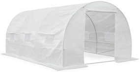 Tunel de folie pentru creșterea plantelor 3x4.5m alb Garden Point