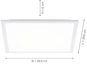Plafonieră LED FLAT LED/17W/230V Leuchten Direkt 12200-16