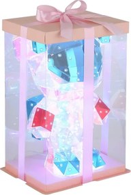 Globo 28085 - Lampă decorativă de masă LED în ambalaj cadou BRONDAR 0,03W/5V USB urs spațial
