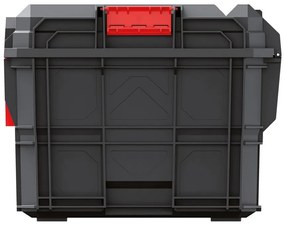 Cutie de scule A, 30,7 cm, organizator, negru