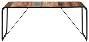 247862 vidaXL Masă de bucătărie, 180 x 90 x 76 cm, lemn masiv reciclat