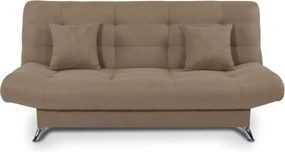 Canapea extensibila VIOLA, stofa maro - Elia 16, 192x89x48 cm