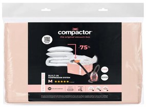 Cutie de depozitare pentru haine din plastic cu vacuum 42x40x25 cm Pink Edition – Compactor