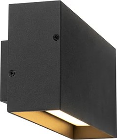 Aplică modernă antracit cu LED inclus IP54 - Spector