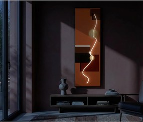 Tablou cu ramă/pe pânză imprimat 50x150 cm LED – Mauro Ferretti