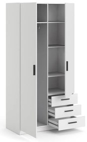 Șifonier alb 99x200 cm Sprint – Tvilum