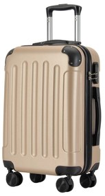 BONTOUR VERTICAL valiză cabină cu 4 roți 55x40x20cm Champagne