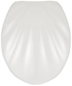 Capac de toaletă WENKO premium, moale, durabil și igienic - Fix-Clip, material Duroplast
