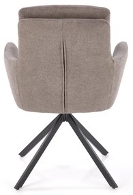 Scaun rotativ K536 stofa gri